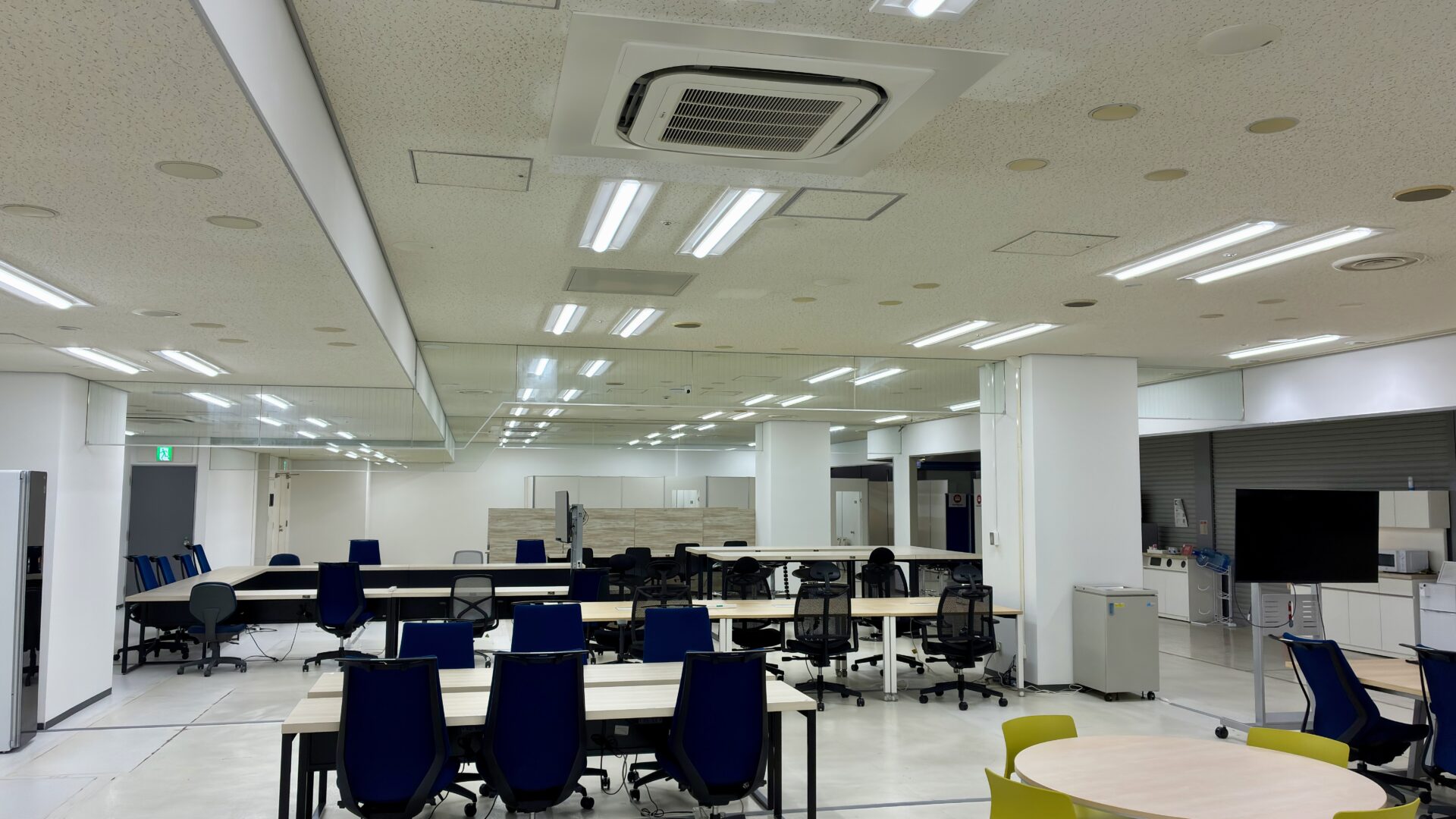 Comfortable coworking space at ATC ExBox with modern amenities