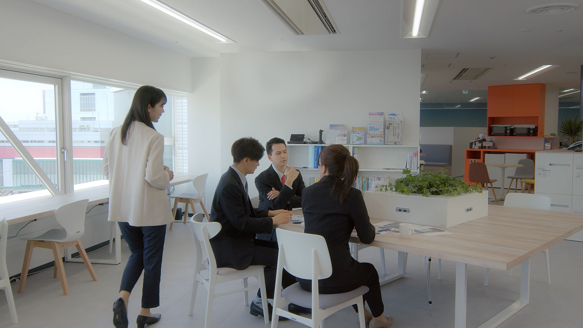 Executive office with Osaka Bay view