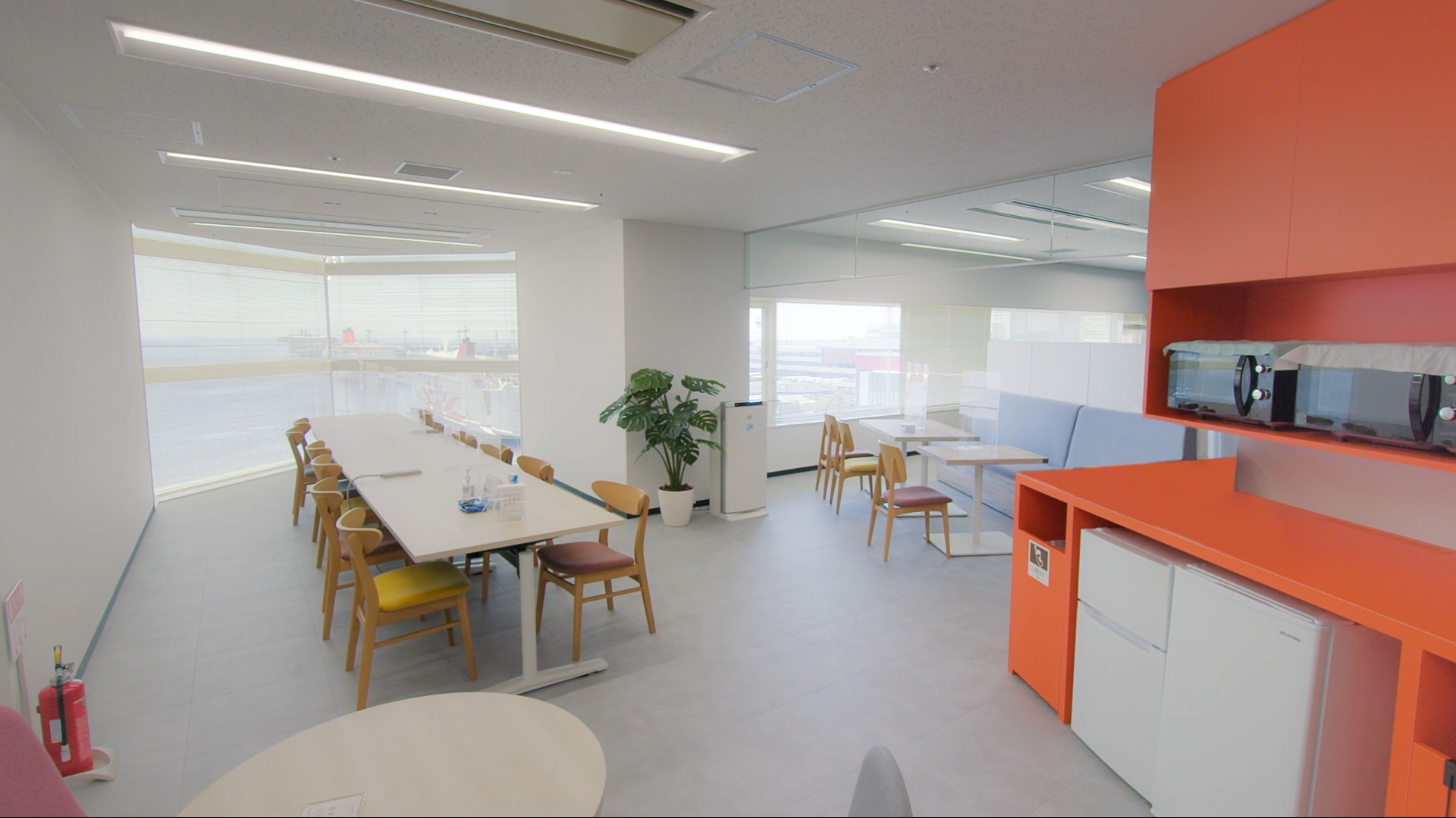 Meeting room setup with AV