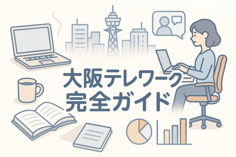 大阪テレワーク完全ガイド：最短で“自分に合う”作業場所を見つける方法