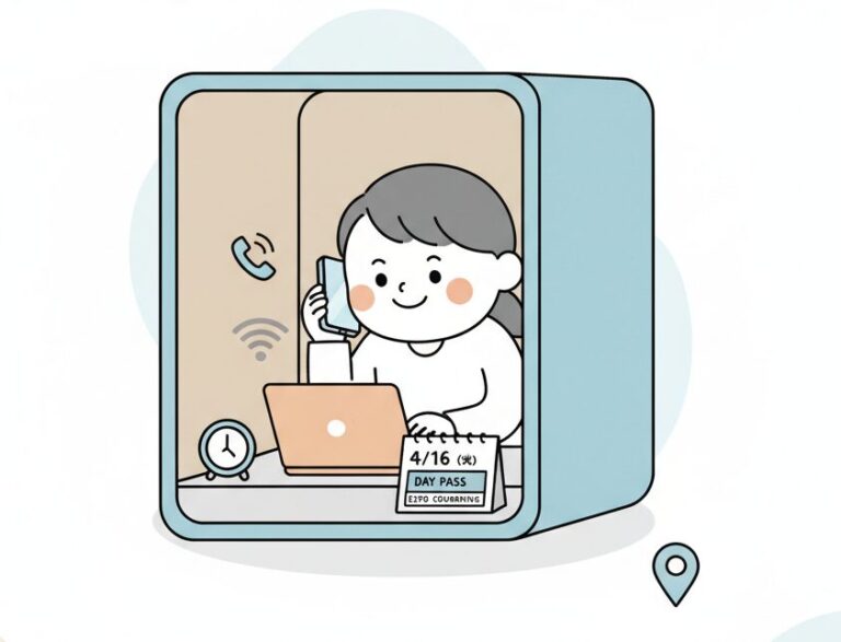 電話会議はどこで？大阪・万博近くのコワーキング個室【当日OK】