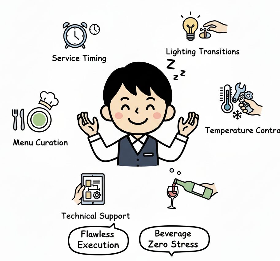 Seamless event execution