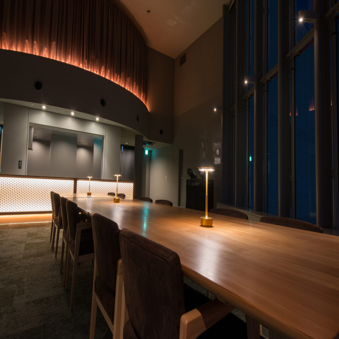 Private dining room setup