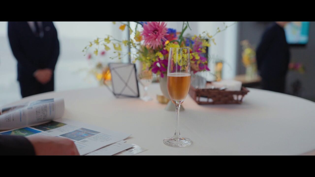 Exquisite dessert presentation